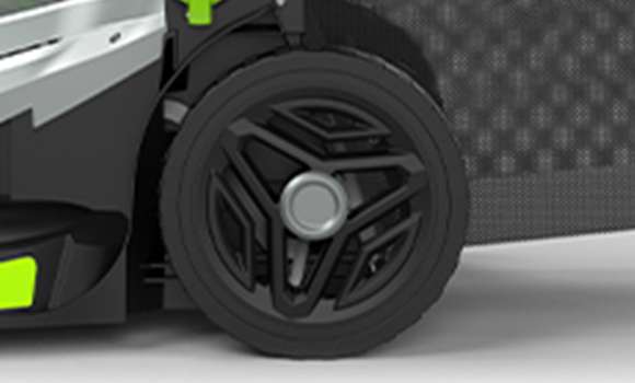 rechargeable lawnmower Large Wheels